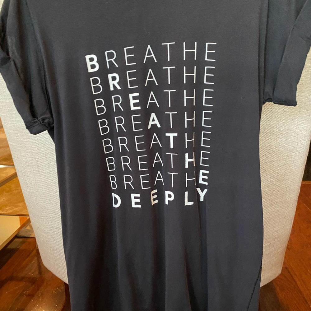 Lululemon Breathe Deeply Tee Black Sm